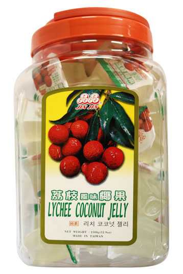 LYCHEE COCONUT JELLY JAR